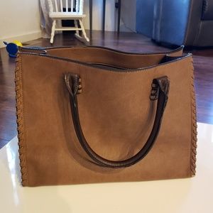 Brown  Tote bag